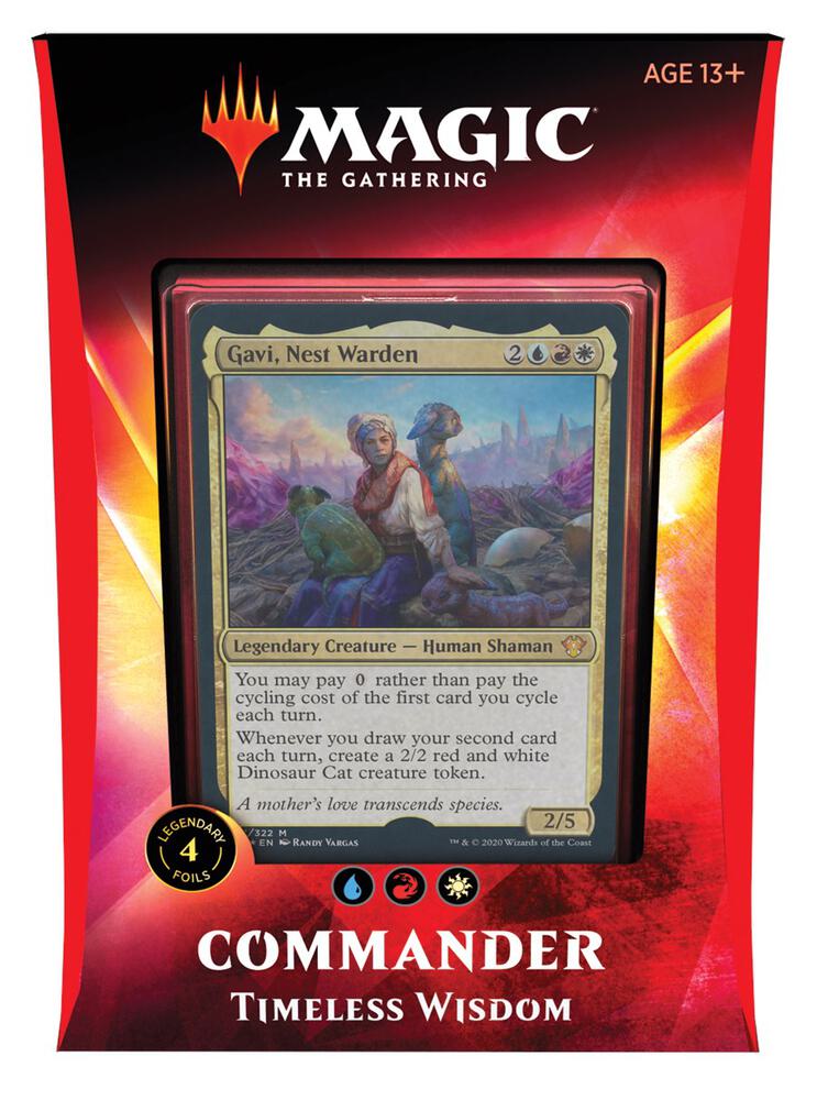 Magic The Gathering Ikoria: Lair of Behemoths Commander Deck - Timeless Wisdom