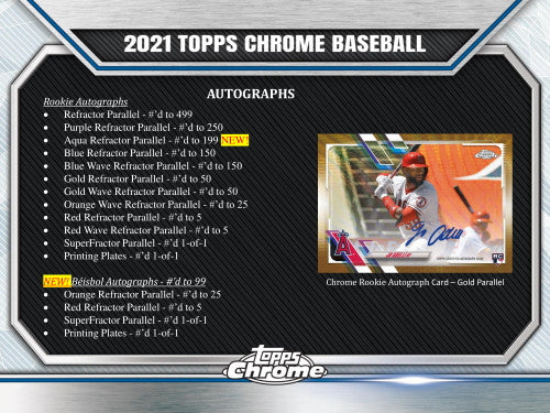 2021 Topps Chrome Baseball Jumbo Hobby HTA 8 Box Case