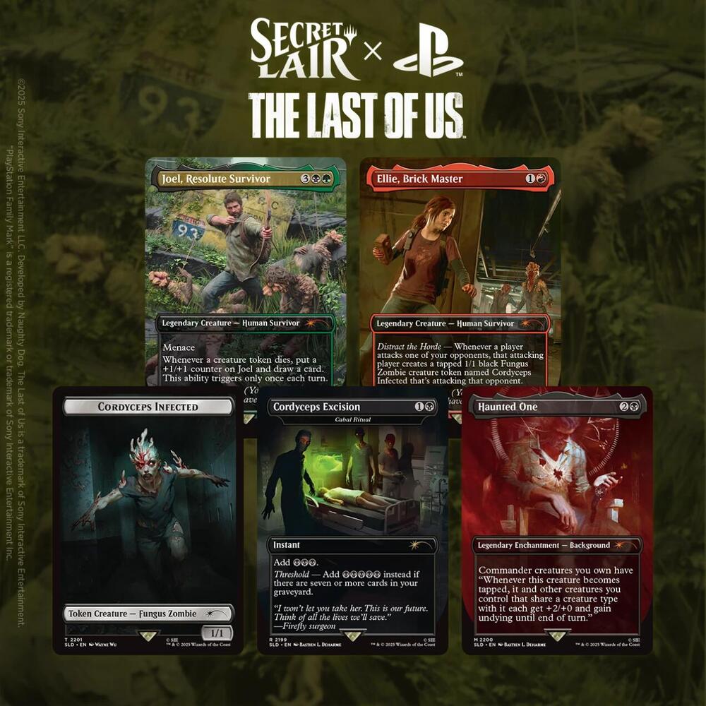Magic The Gathering Secret Lair Drop -  The Last of Us Part I Regular