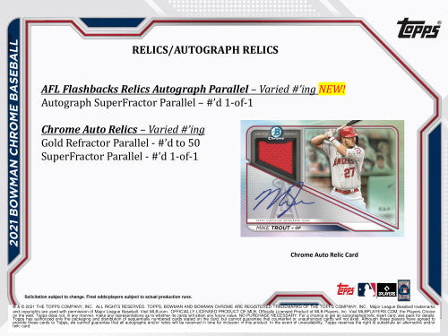 2021 Bowman Chrome Baseball HTA Choice 12 Box Case