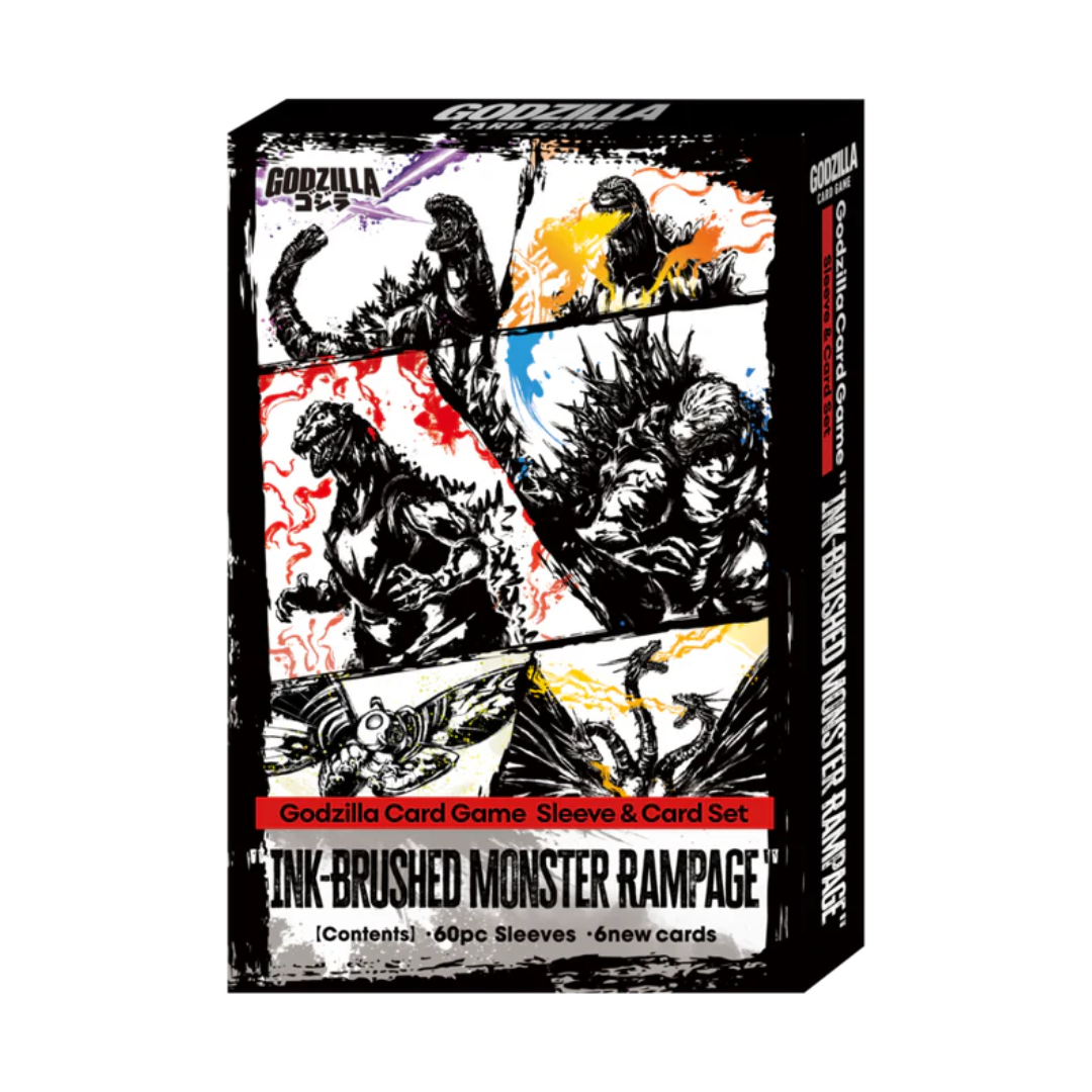 Godzilla Card Game - Ink-Brushed Monster Rampage Sleeve & Card Set