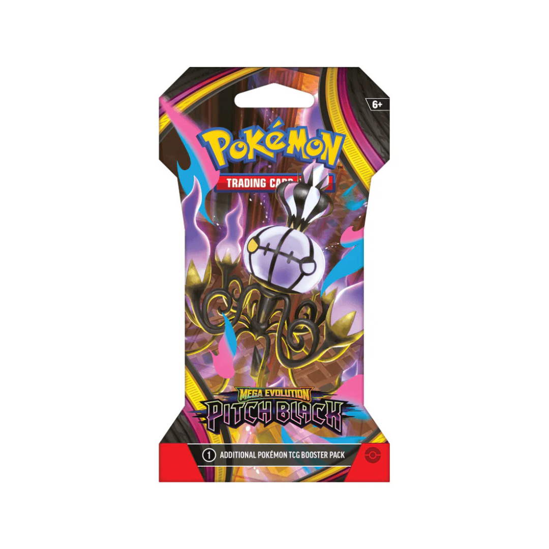 Pokemon Mega Evolution Pitch Black Sleeved Booster