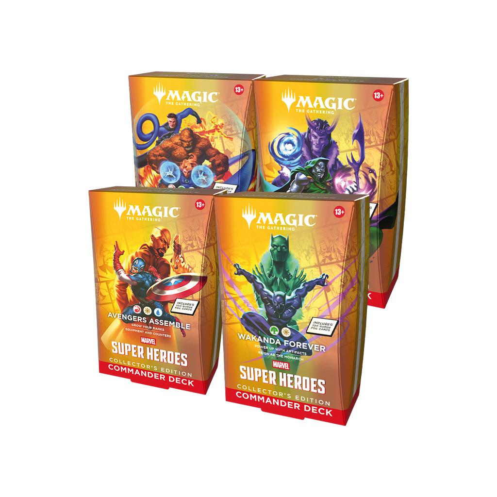 Magic: The Gathering - Universes Beyond - Marvel Super Heroes - Collector Commander Deck - Bundle
