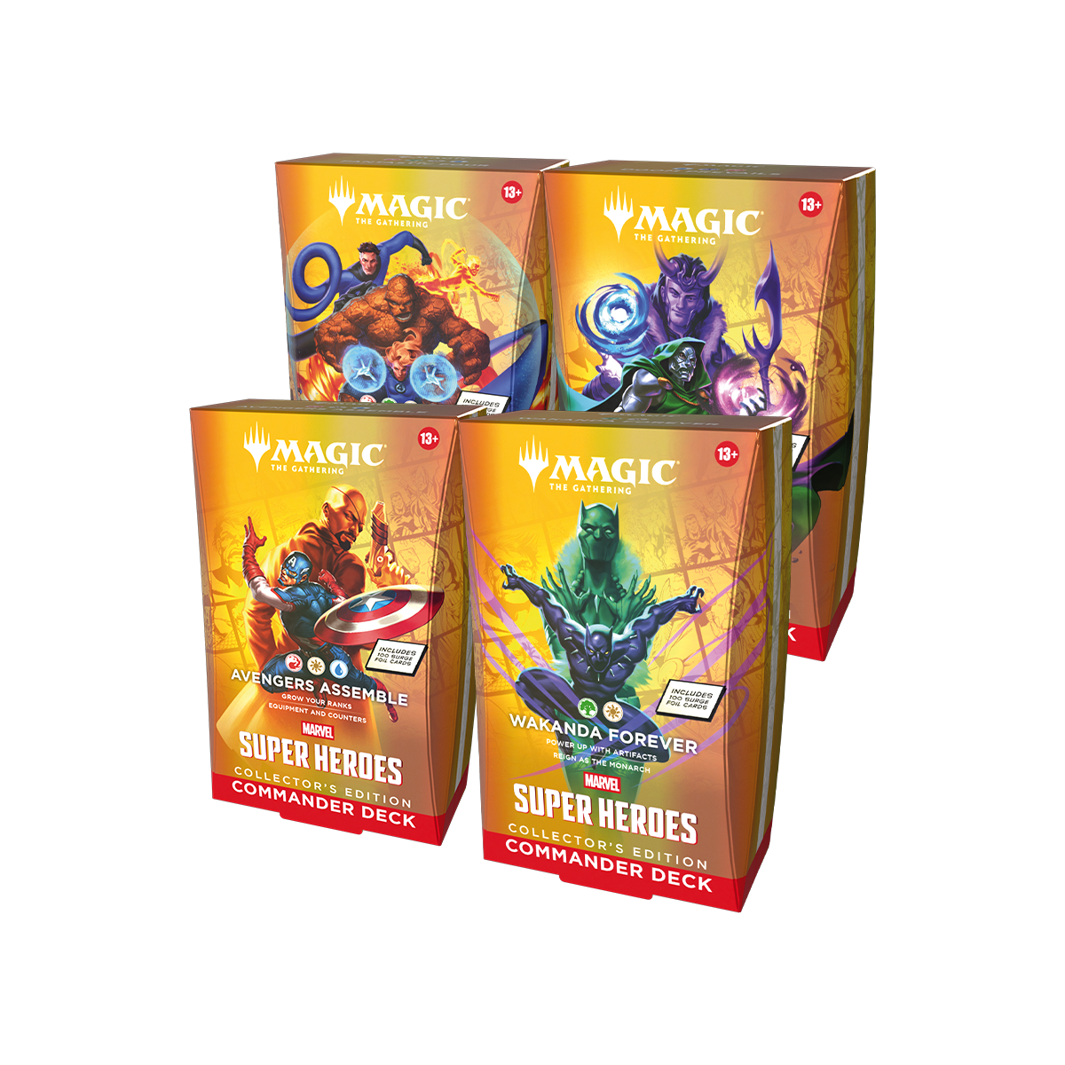 Magic: The Gathering - Universes Beyond - Marvel Super Heroes - Collector Commander Deck - Bundle