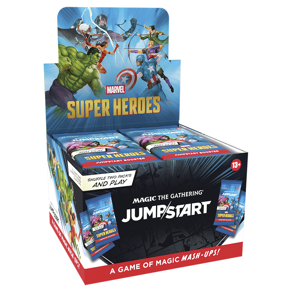 Magic: The Gathering - Universes Beyond - Marvel Super Heroes - Jumpstart Booster Box (24x Packs)