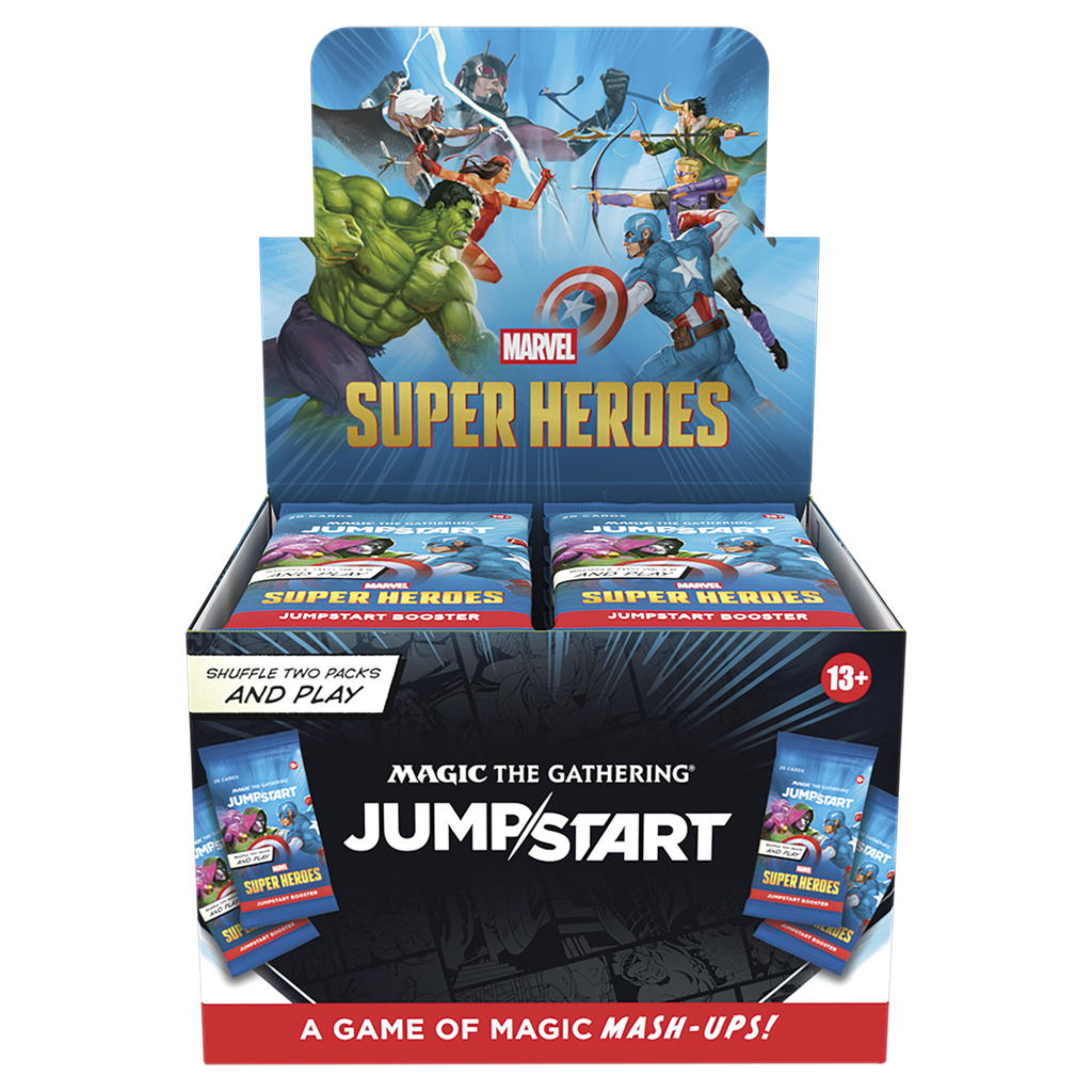 Magic: The Gathering - Universes Beyond - Marvel Super Heroes - Jumpstart Booster Box (24x Packs)