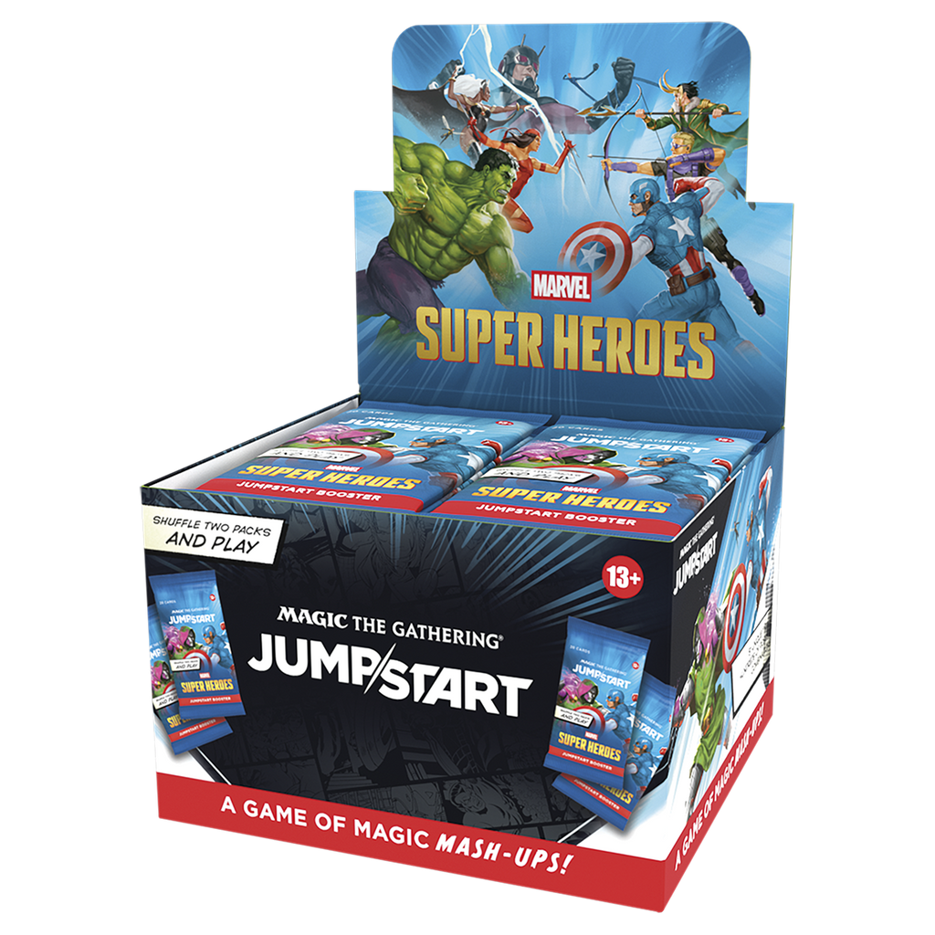 Magic: The Gathering - Universes Beyond - Marvel Super Heroes - Jumpstart Booster Box (24x Packs)