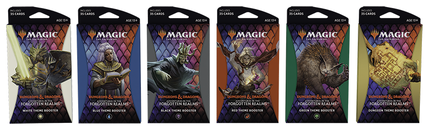 Magic the Gathering Adventures in the Forgotten Realms Theme Booster