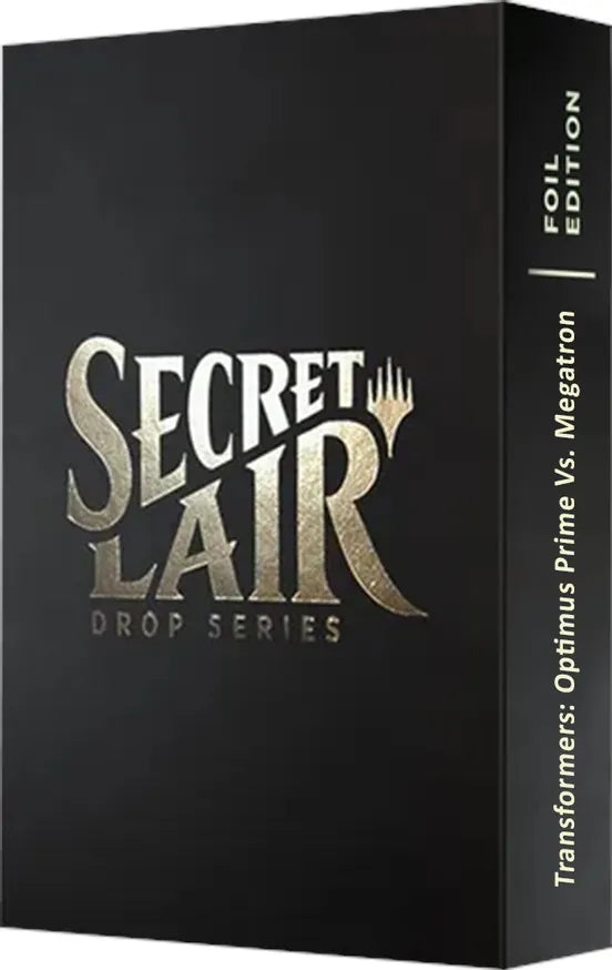 Magic The Gathering Secret Lair - Transformers Optimus Prime Vs Megatron Foil Edition