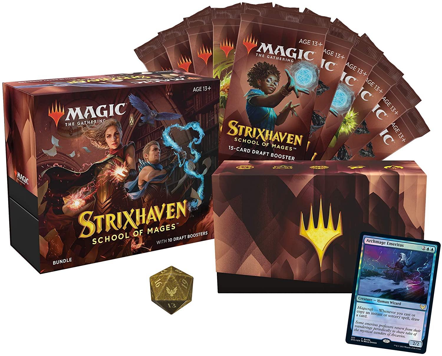 Magic The Gathering CCG Strixhaven School of Mages Bundle