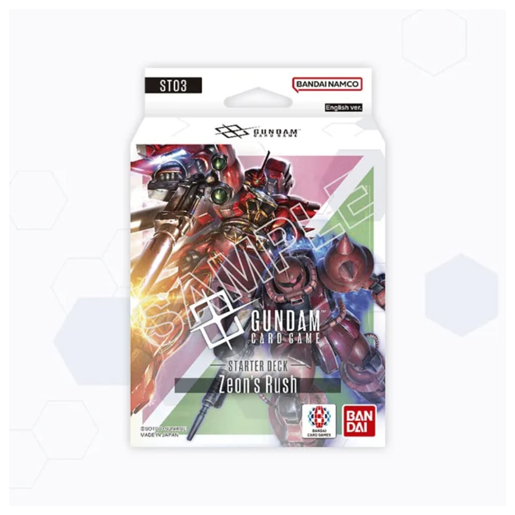 Gundam Card Game - Starter Deck - ST-03 - Zeon's Rush