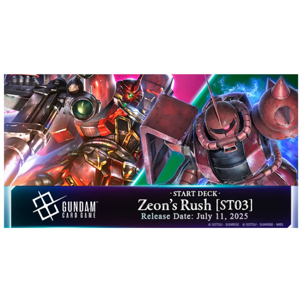 Gundam Card Game - Starter Deck - ST-03 - Zeon's Rush
