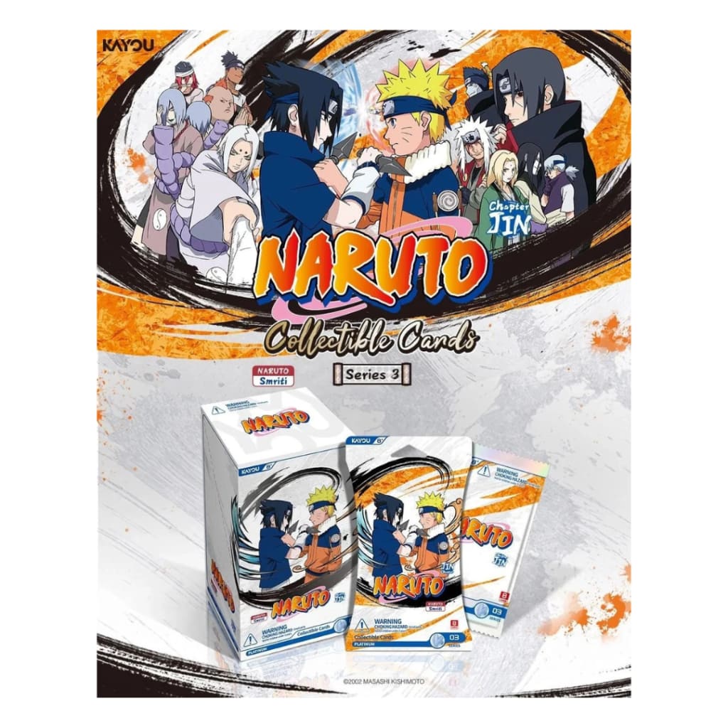 KAYOU NARUTO Smriti Collectible Card Chapter Jin English Series 3 Display Box