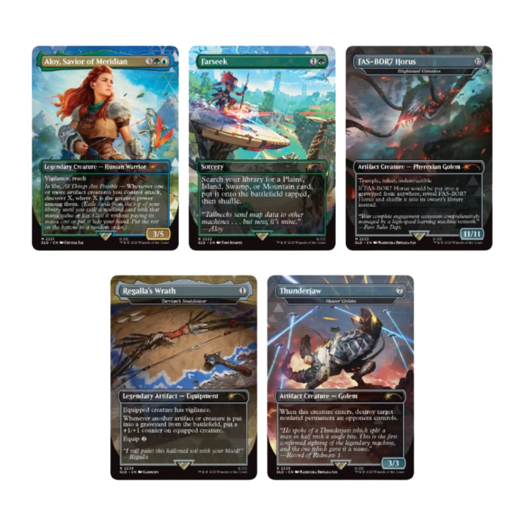 Magic: the Gathering Secret Lair - Playstation Super Drop - Horizon Zero Dawn: Huntress and the Machines (Non-Foil)