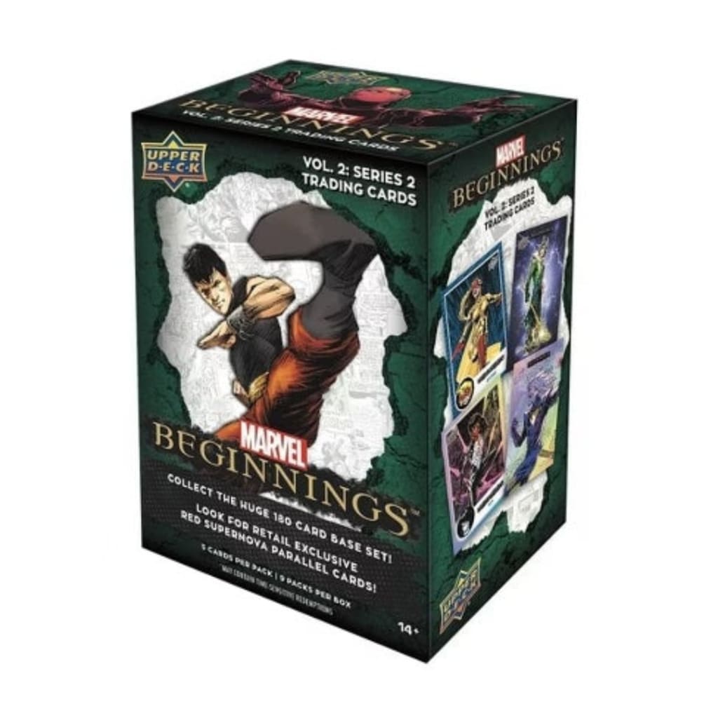 Marvel Beginnings Volume 2 Series 2 Trading Cards Blaster Box (Upper Deck 2024)