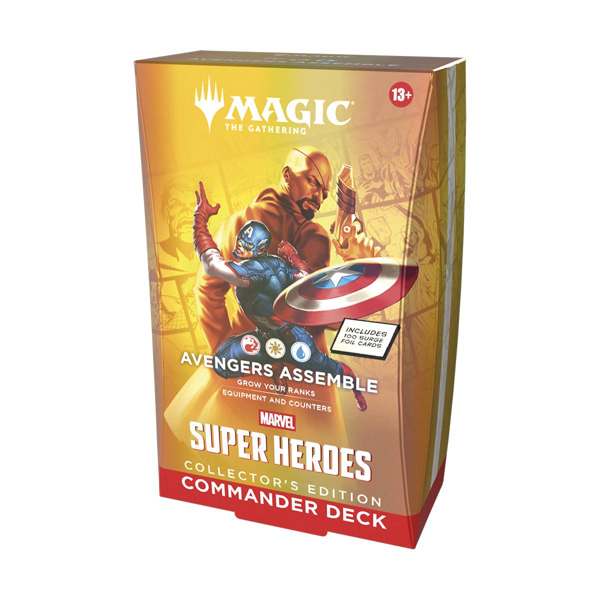 Magic: The Gathering Universes Beyond: Marvel Super Heroes Commander Deck - Avengers Assemble (Collector Edition)