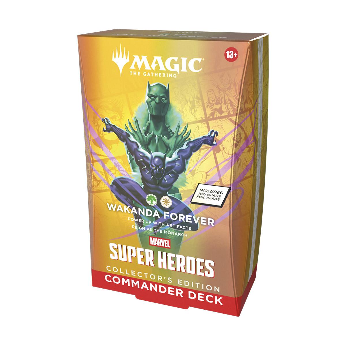 Magic: The Gathering Universes Beyond: Marvel Super Heroes Commander Deck - Wakanda Forever (Collector Edition)
