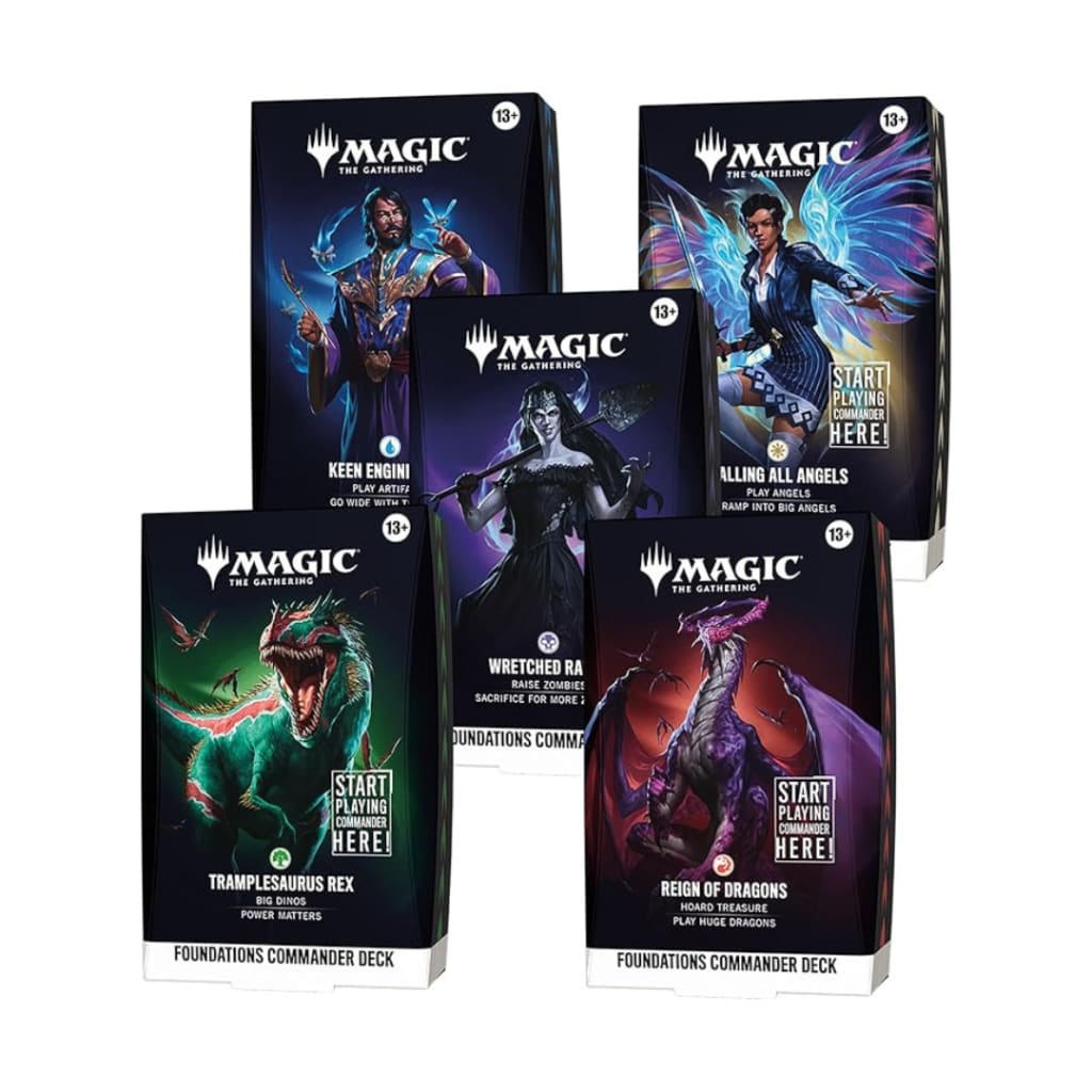 MTG Magic: The Gathering Foundations Commander Deck Bundle (Pre Order)
