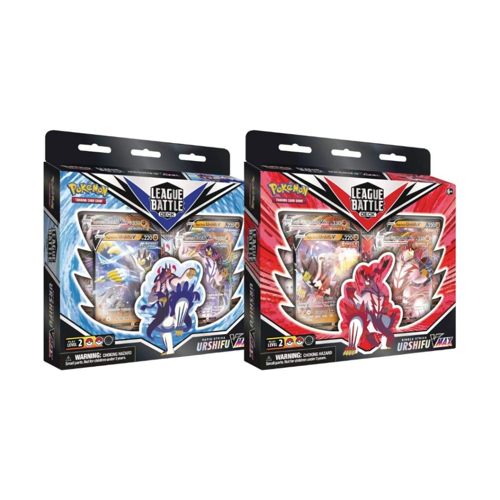 Pokemon League Battle Deck - Single And Rapid Strike Urshifu V Max Bundle