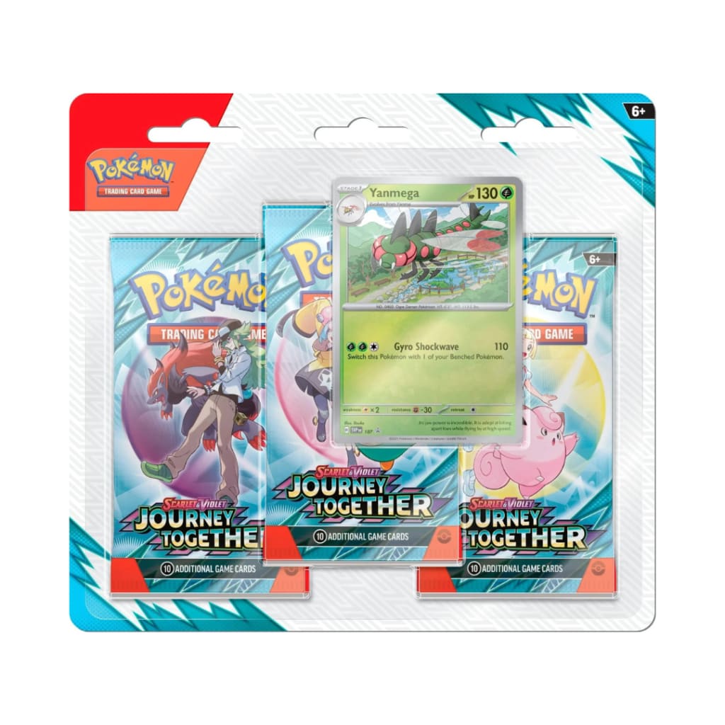Pokemon - Scarlet and Violet - Journey Together - 3 Pack Blister - Yanmega