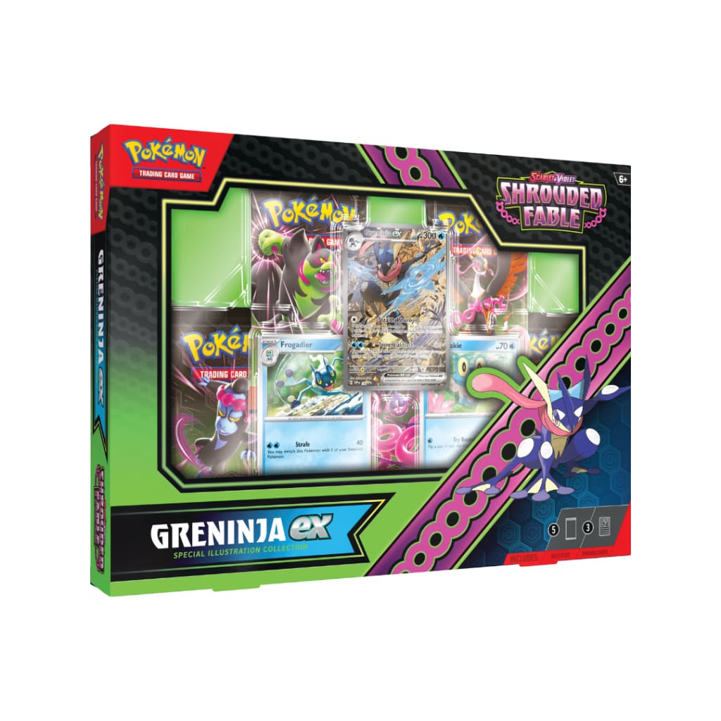 Pokemon Scarlet And Violet Shrouded Fable Greninja ex Special Illustration Collection