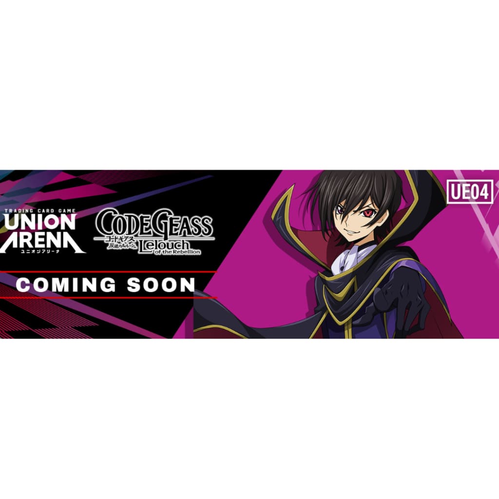 Union Arena TCG Code Geass Lelouch Of The Rebellion Booster Box (English)