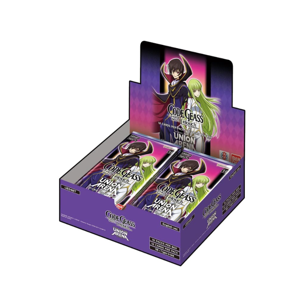 Union Arena TCG Code Geass Lelouch Of The Rebellion Booster Box (English)