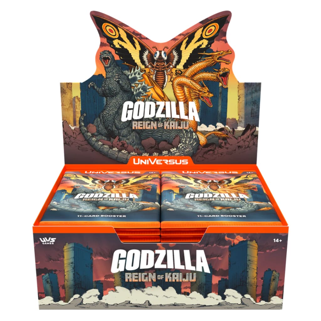 Universus: Godzilla - Reign of Kaiju - Booster Display